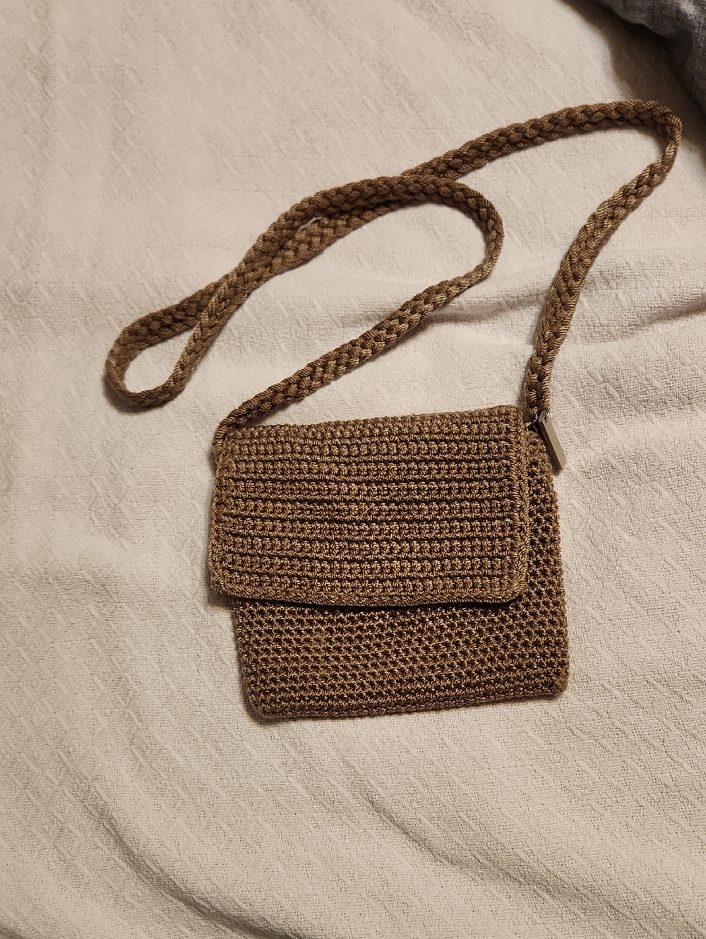 The Sak Woven Braided Crossbody in Brown